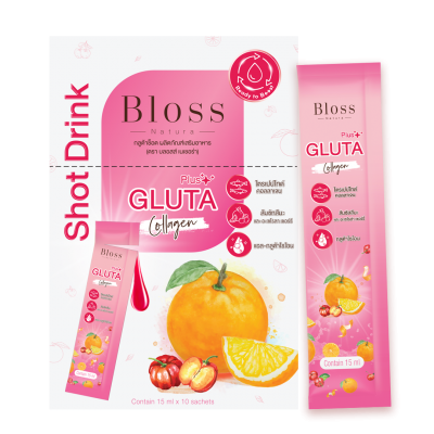 Bloss Gluta Collagen Drink 10 ซอง